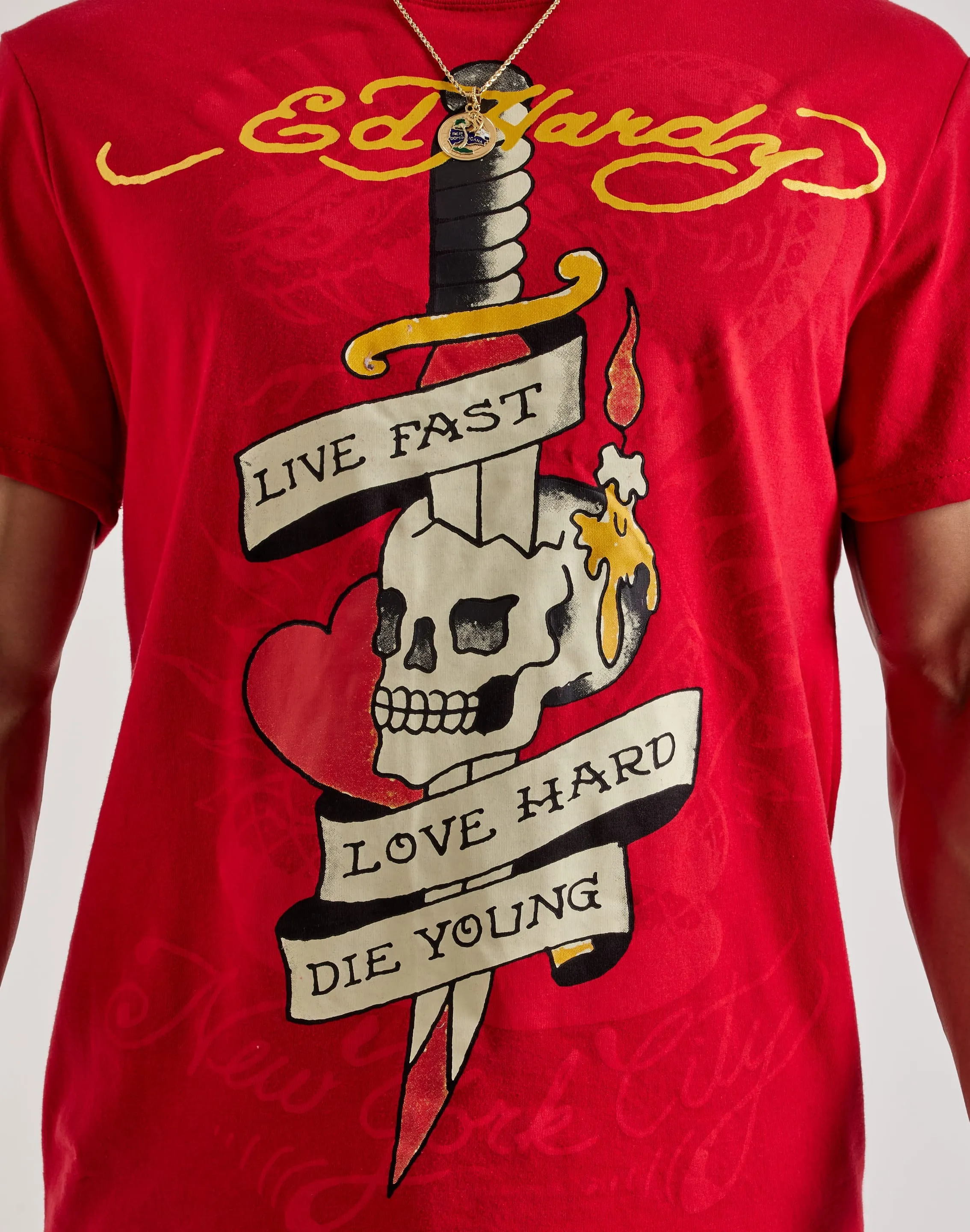 Zen Ease Legend Glow Ed Hardy Live Fast Tee