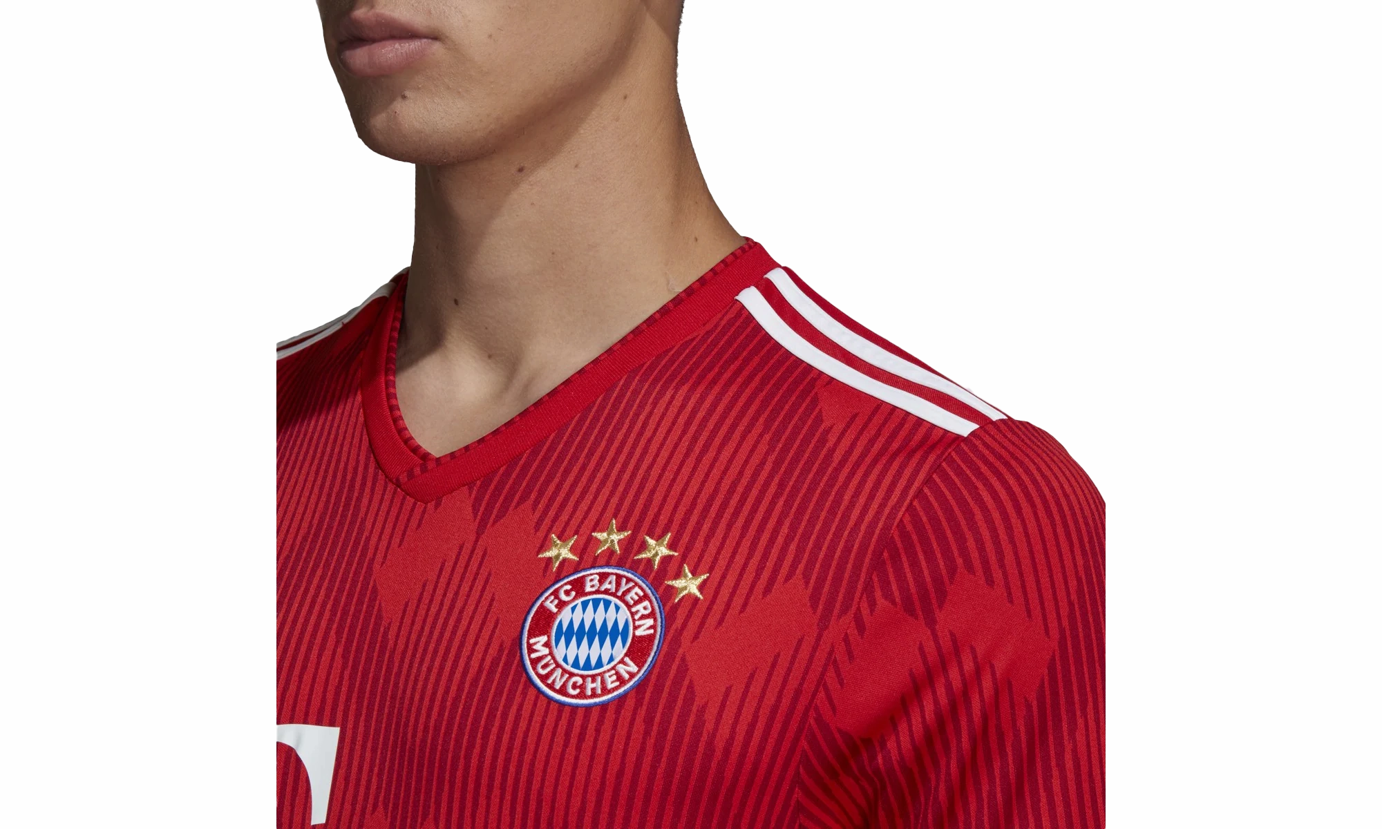 FC Bayern Munich Home Jersey "True Red / Strong Red / White" Camera Glow