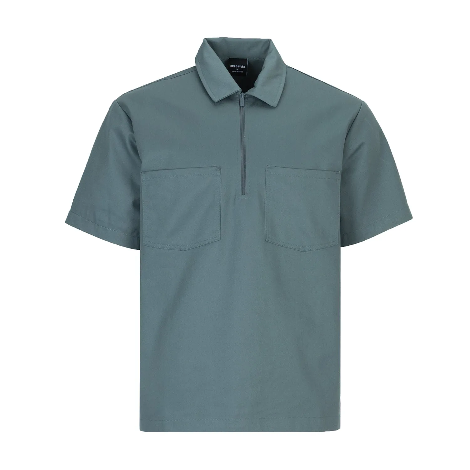 Short Sleeve Work Shirt -Mens LayeredPanels