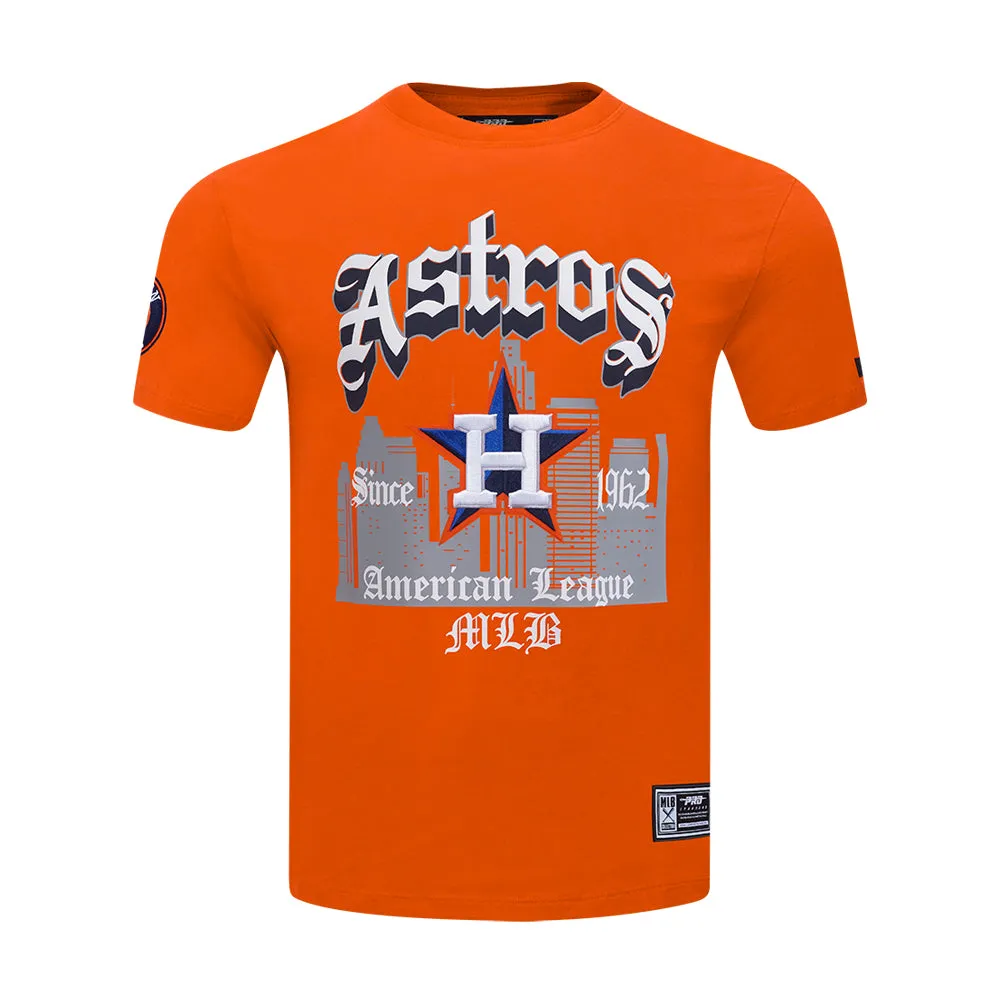 Campus Vibe Houston Astros Old English Tee -Mens