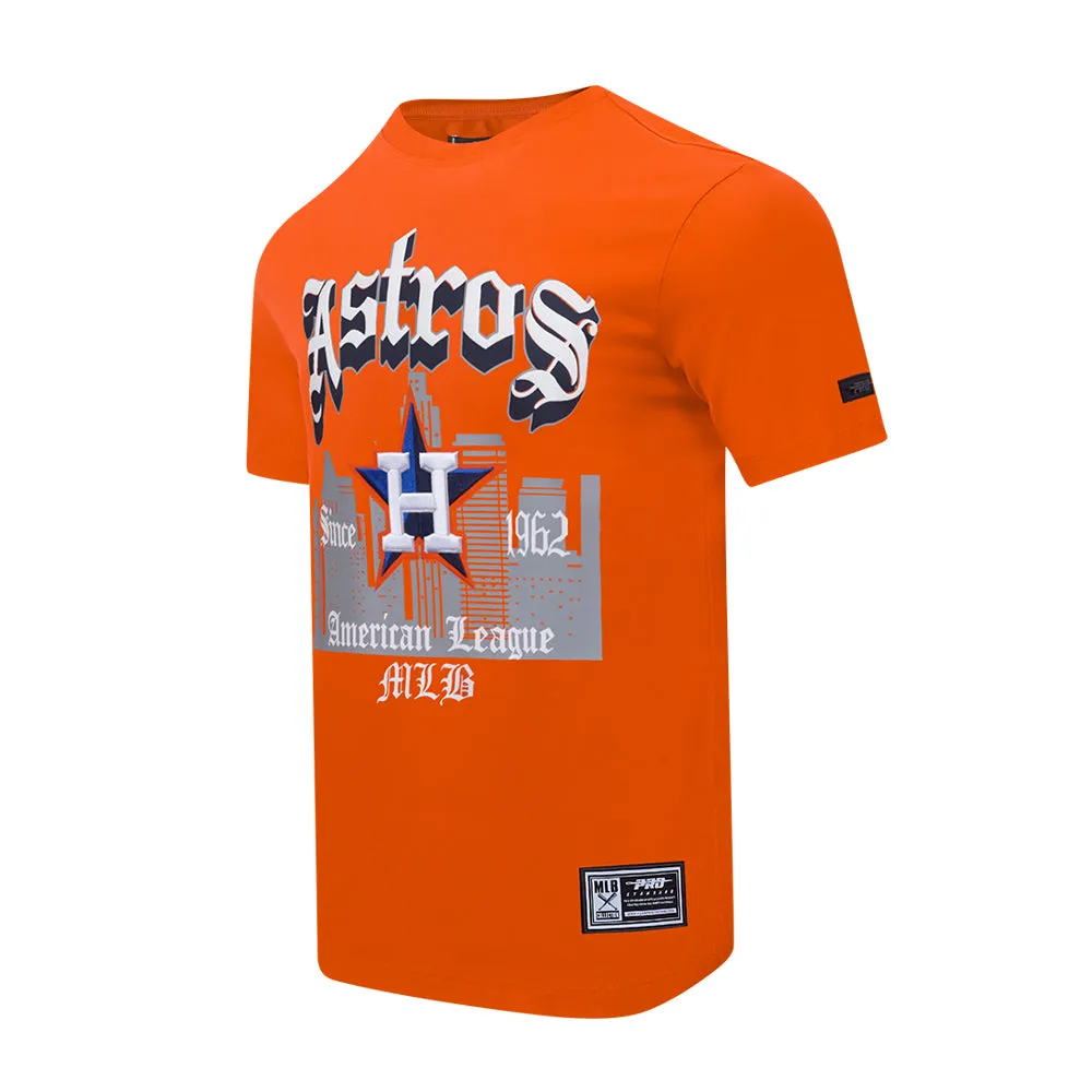 Houston Astros Old English Tee -Mens Thermal regulation