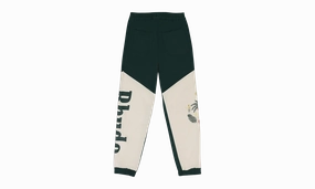 FLIGHT SWEATPANTS "GREEN/CREAM"