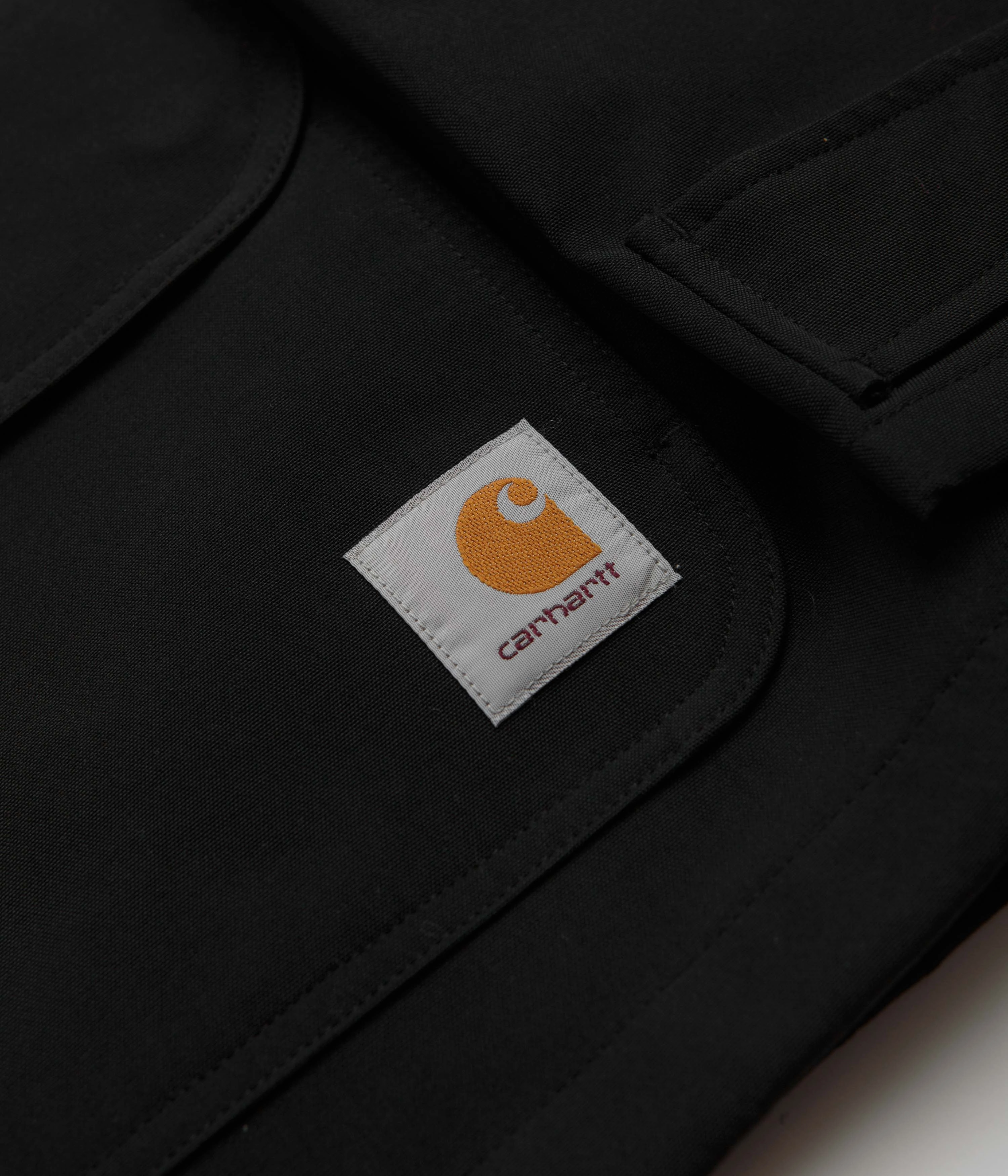 Flexible Shoulder Mobility Relaxed Layer Carhartt Clarton Jacket - Black / Black
