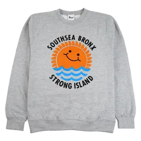 Southsea Bronx Waves Sweatshirt - Grey Adjustable Travel Wear