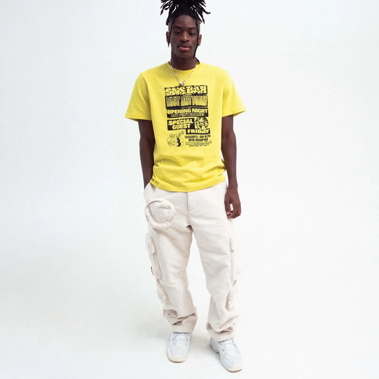 Boat Neck Cap sleeves Flyer Tee