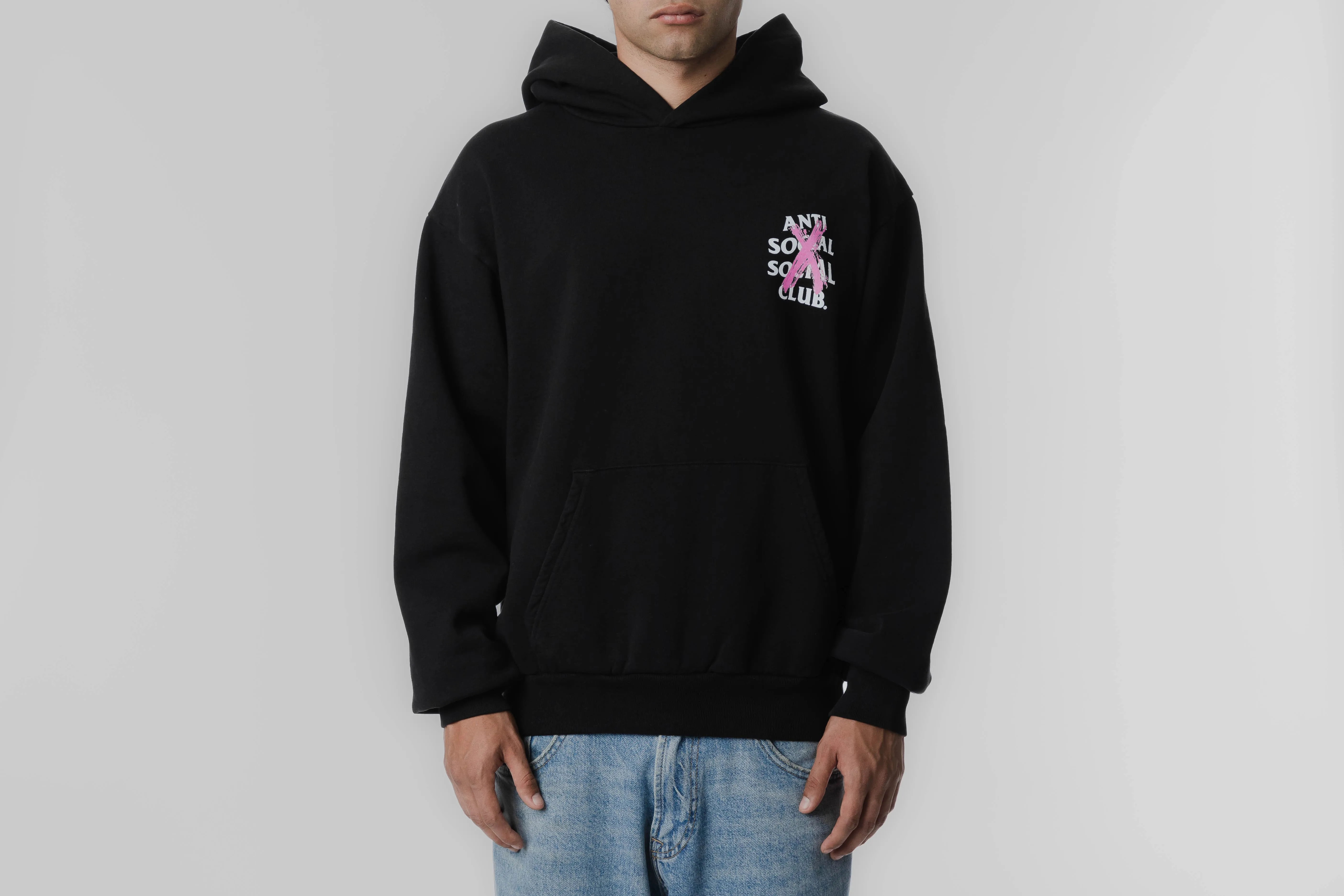 Seamless construction Anti Social Social Club Cancelled Hoodie 'Black'