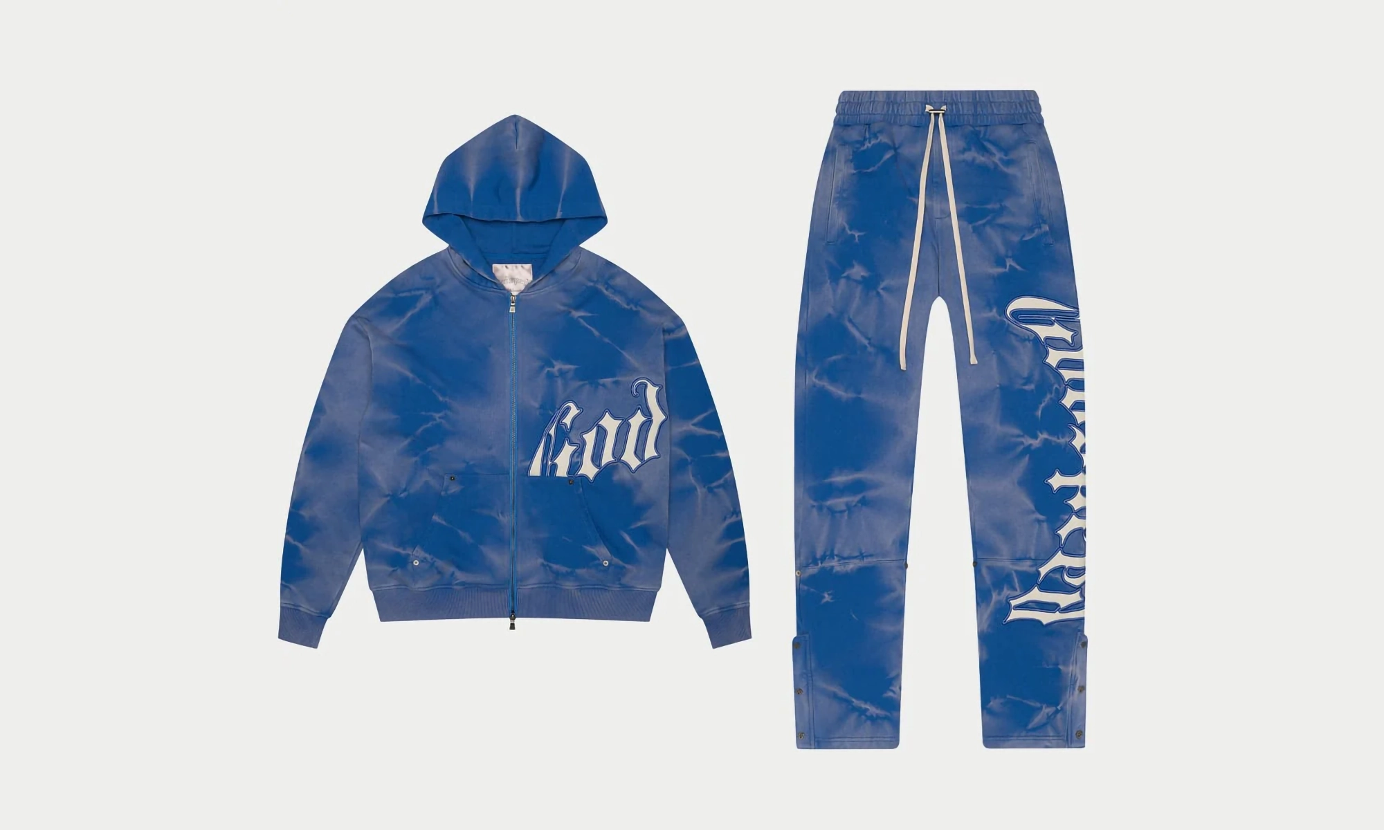 OG Logo Sweatsuit V2 "Blue" pack light Korean Fresh