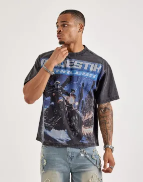 Parisian Chic Majestik Fearless Motorcycle Tee
