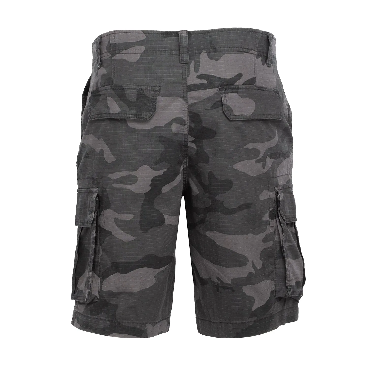 EcoFriendlyTextile HeavyDuty Zipper Woven Twill Ripstop Short - Mens