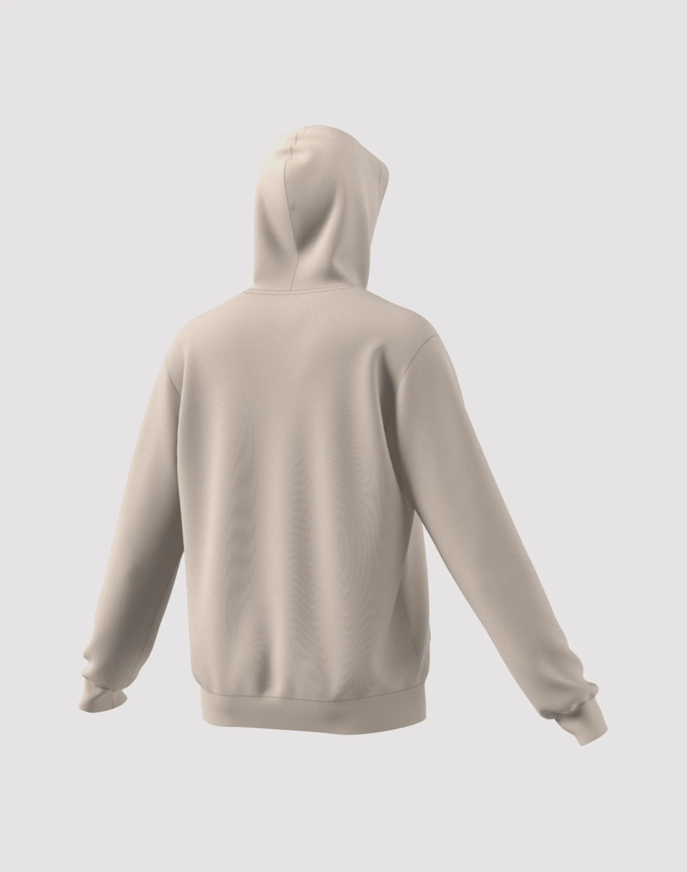 NonRestrictiveFit EcoDye Process Adidas Outlined Trefoil Pullover Fleece Hoodie