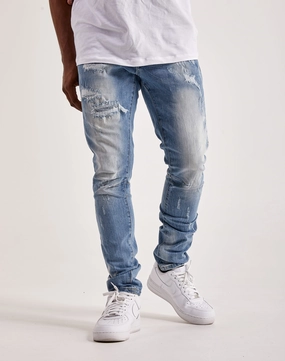Smoke Rise Rip & Repair Jeans Office Glam Pure Cotton