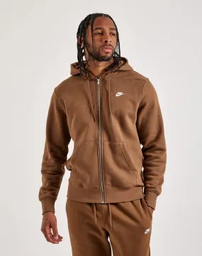 Nike Club Full-Zip Fleece Hoodie Comfort Fit Regular Fit