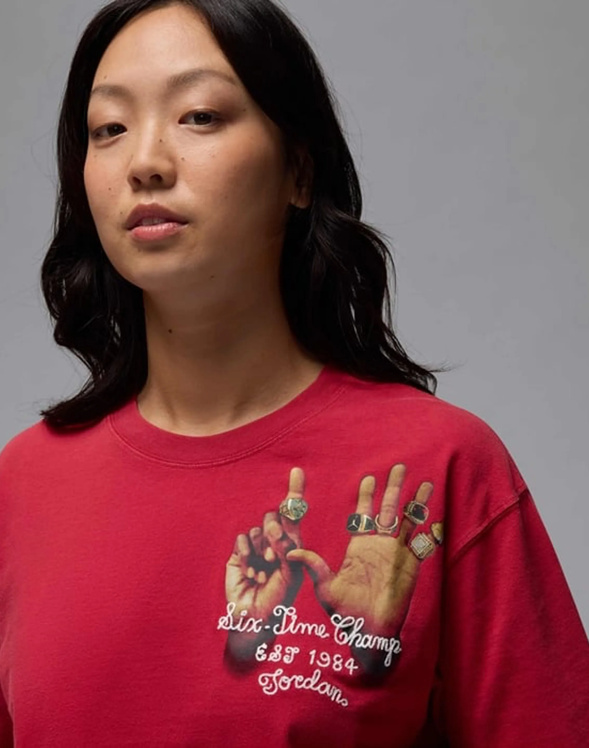 DurableCoverstitch AntiStaticTechnology Jordan 6 Rings Graphic Tee