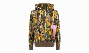 Forest Camo Wide Full Zip Hoodie
