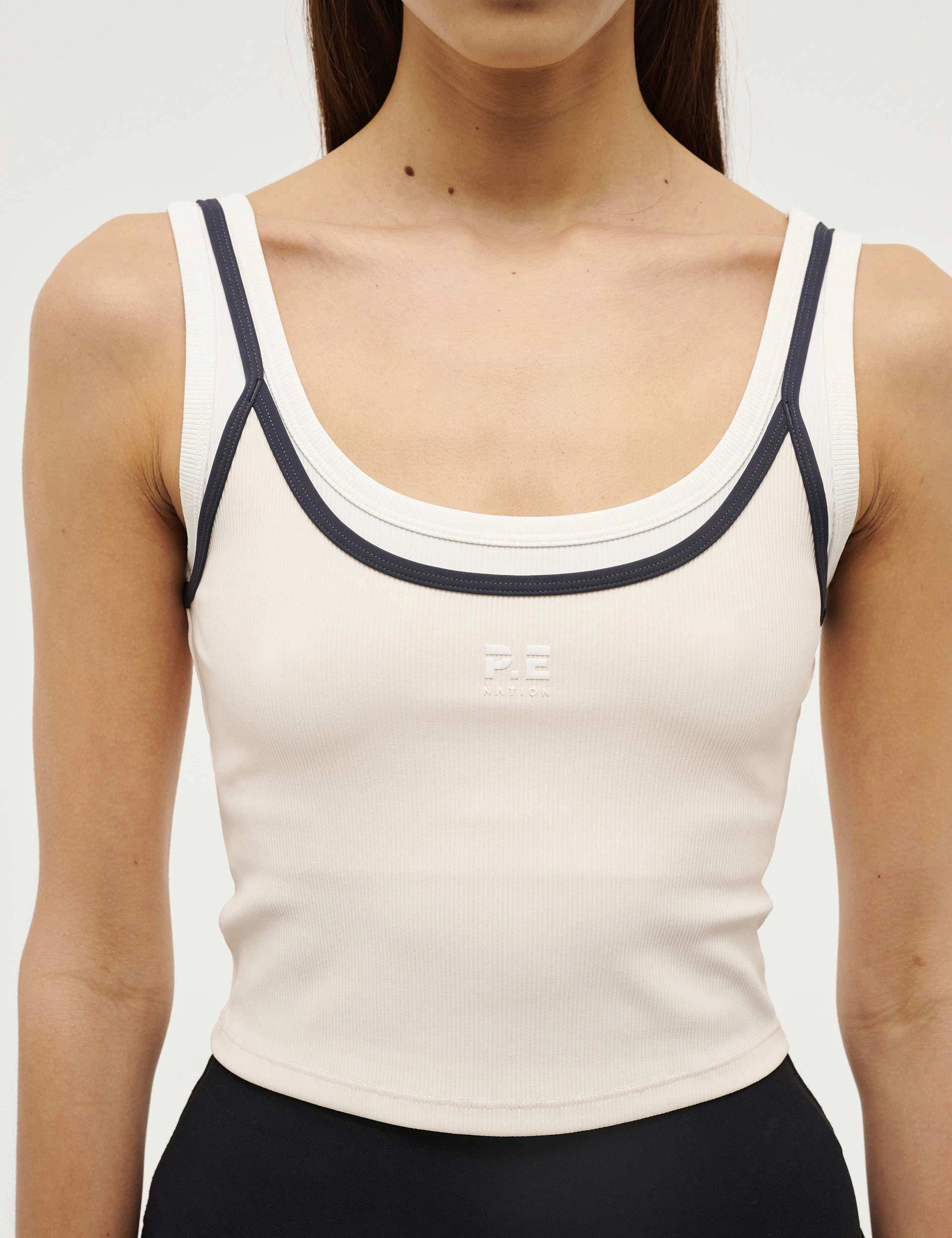 Built In Support Forward Tank - Whisper White