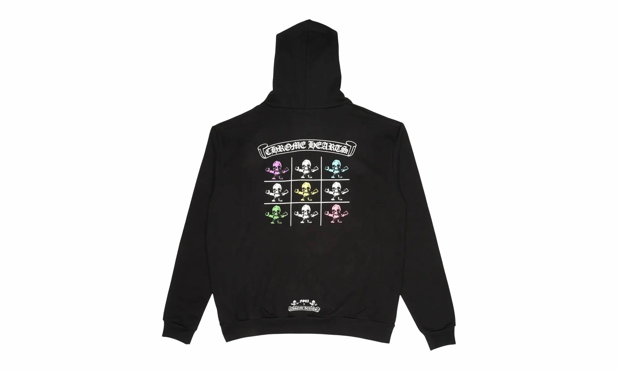 Foti Tic Tac Toe Zip Up Hoodie "Black"