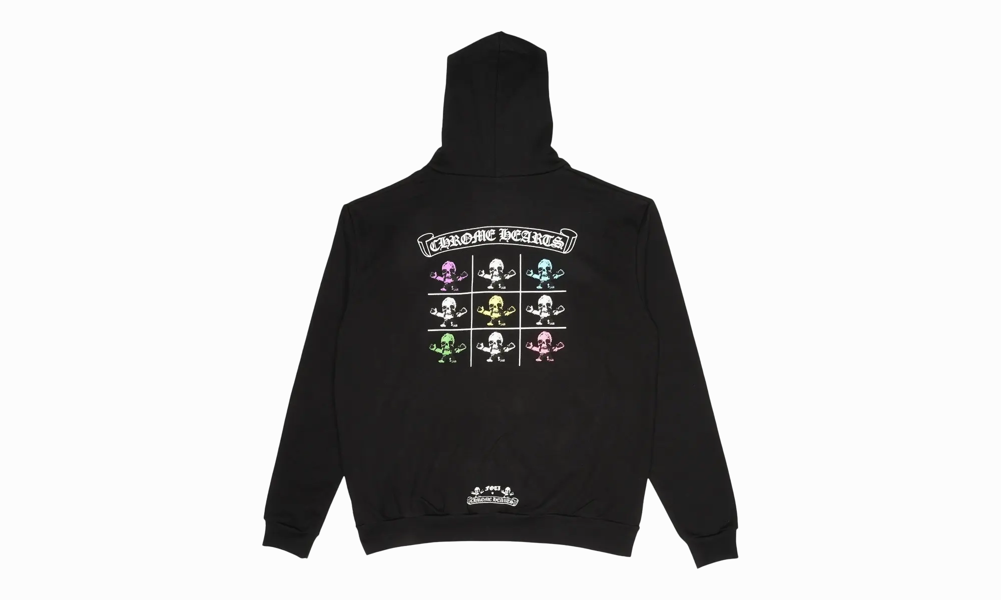 Foti Tic Tac Toe Zip Up Hoodie "Black"