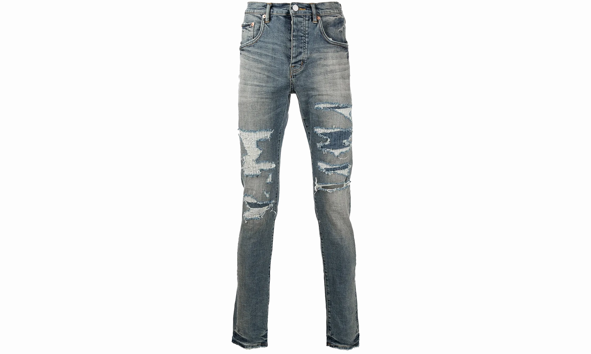 Fit Essential Four Pocket Destroy Jeans "With Silicone"