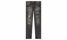 One For All Four Pocket Destroy Silicone Outline Jeans