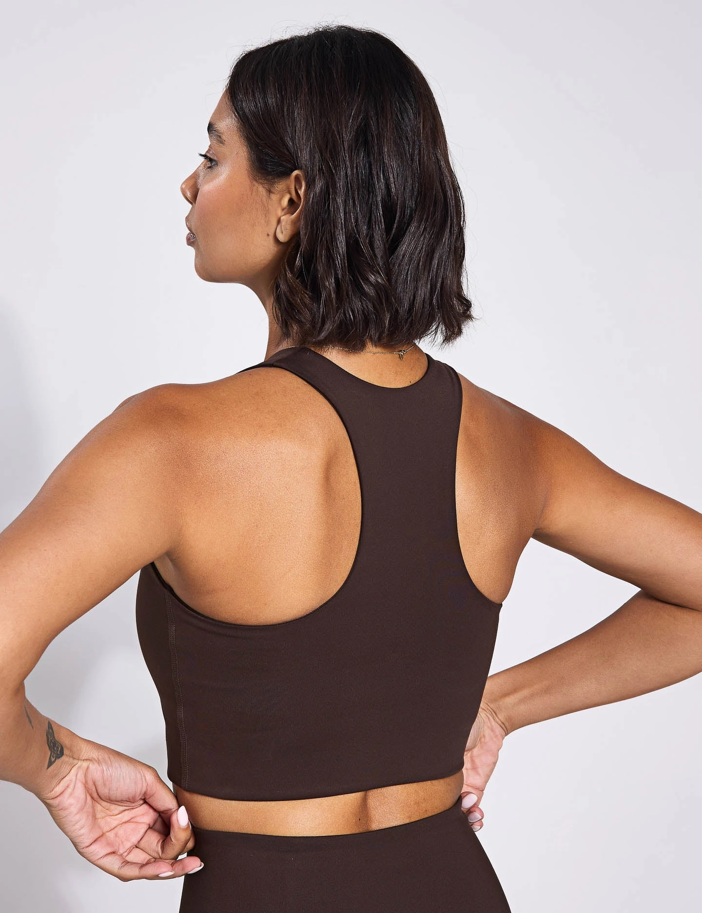 Low-impact runners Dylan Bra - Cocoa Bean