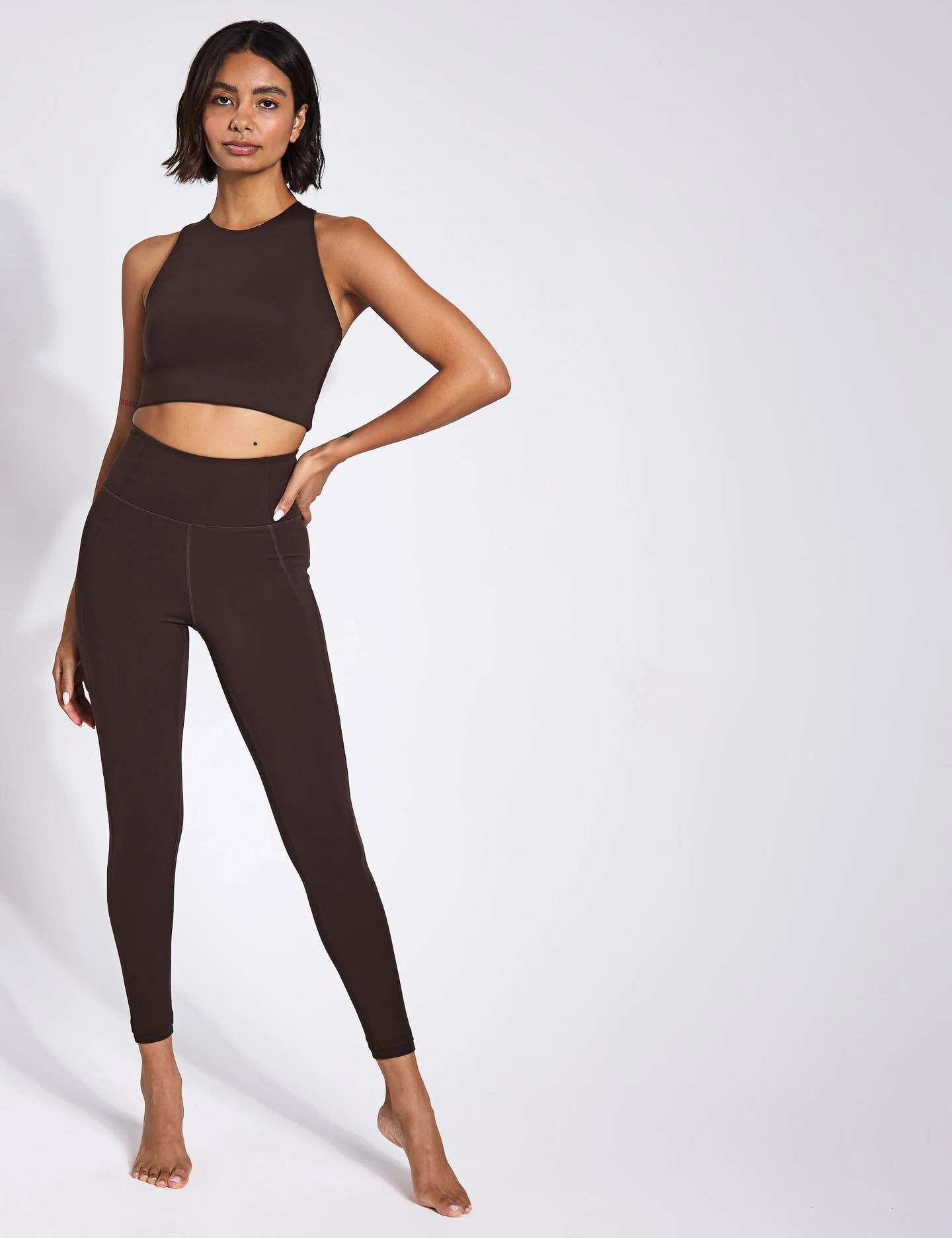 Versatile Band Low-impact Dylan Bra - Cocoa Bean