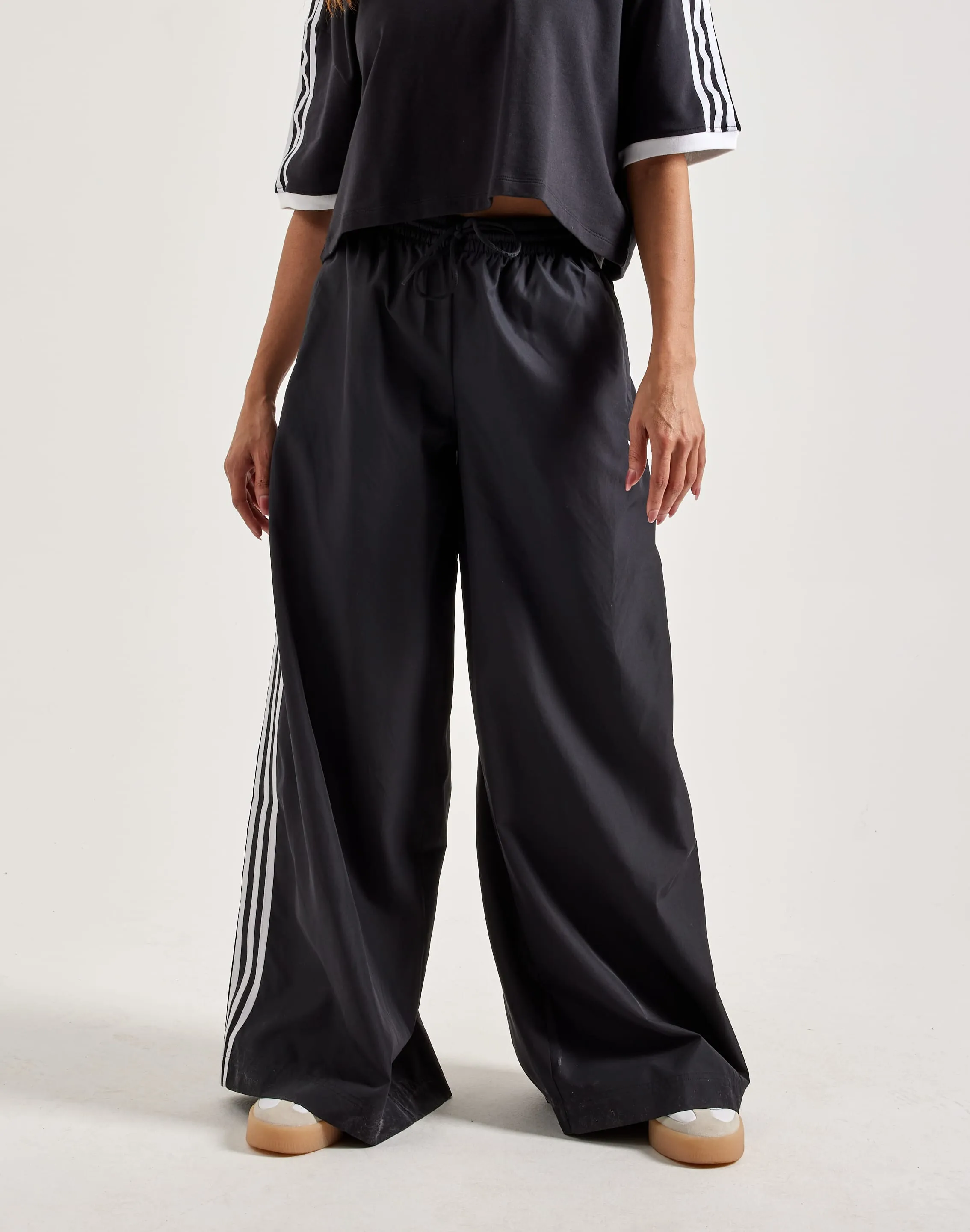 Adidas Oversized Track Pants TearResistant Fabric Adjustable Straps