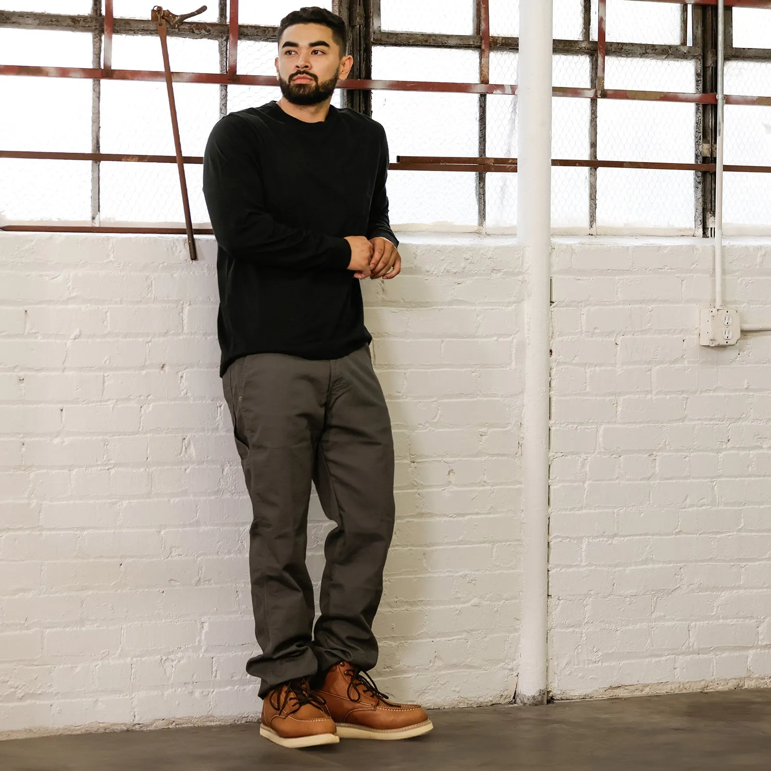 Long Sleeve Work Shirt - Mens Net Fit