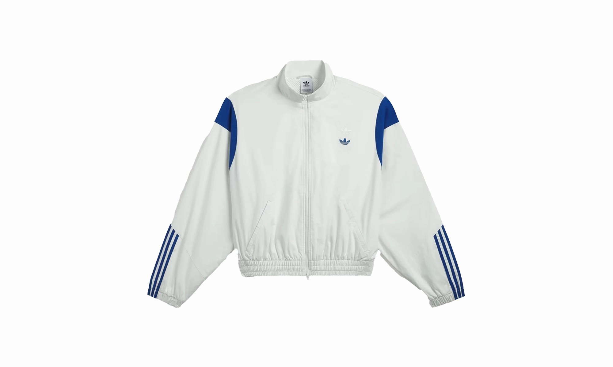 Poplin Track Top "Willy Chavarria - Off White" Cyber Glow Natural Fiber Blend