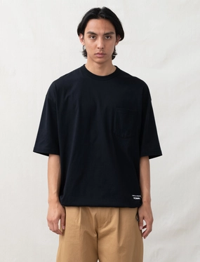 Cinch Pocket Tee (Black) Moisture Wicking Material TaglessLabel