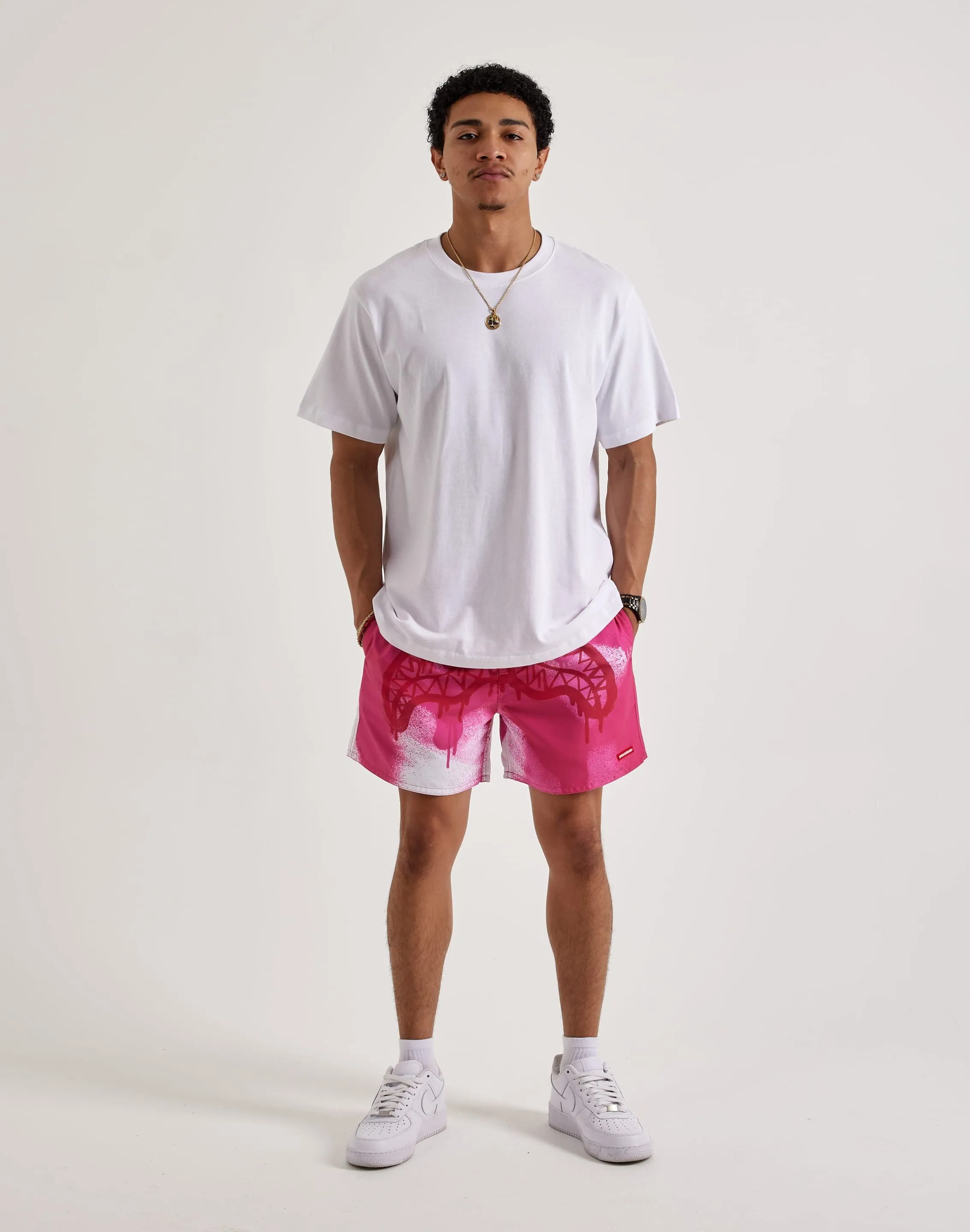 Sprayground Design Storm Swim Shorts ReinforcedHems Myth Glow