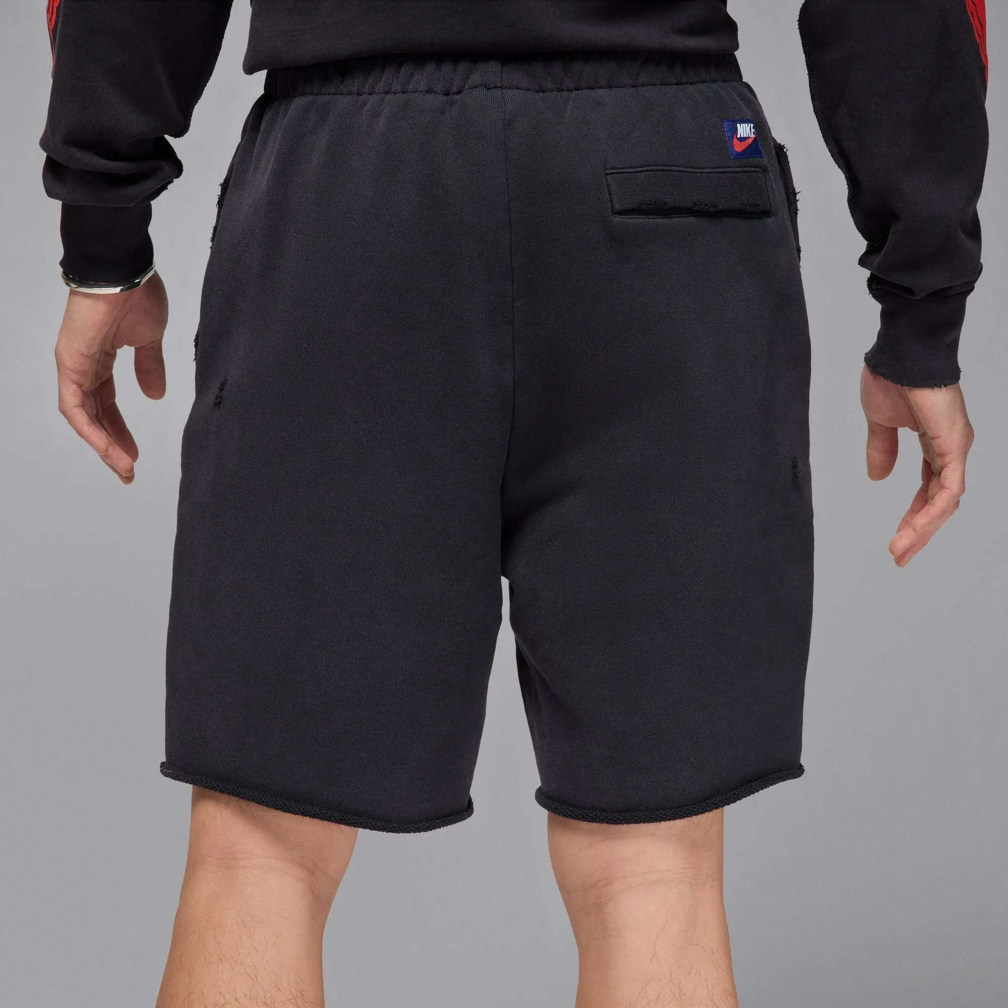 AbrasionResistant Fabric SoftTouch Texture Air Jordan Rare Air French Terry Shorts (Black)