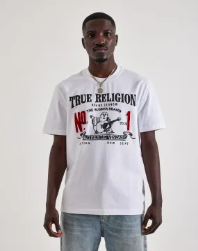 QuickDry Construction GridTexture True Religion Vintage No. 1 Tee