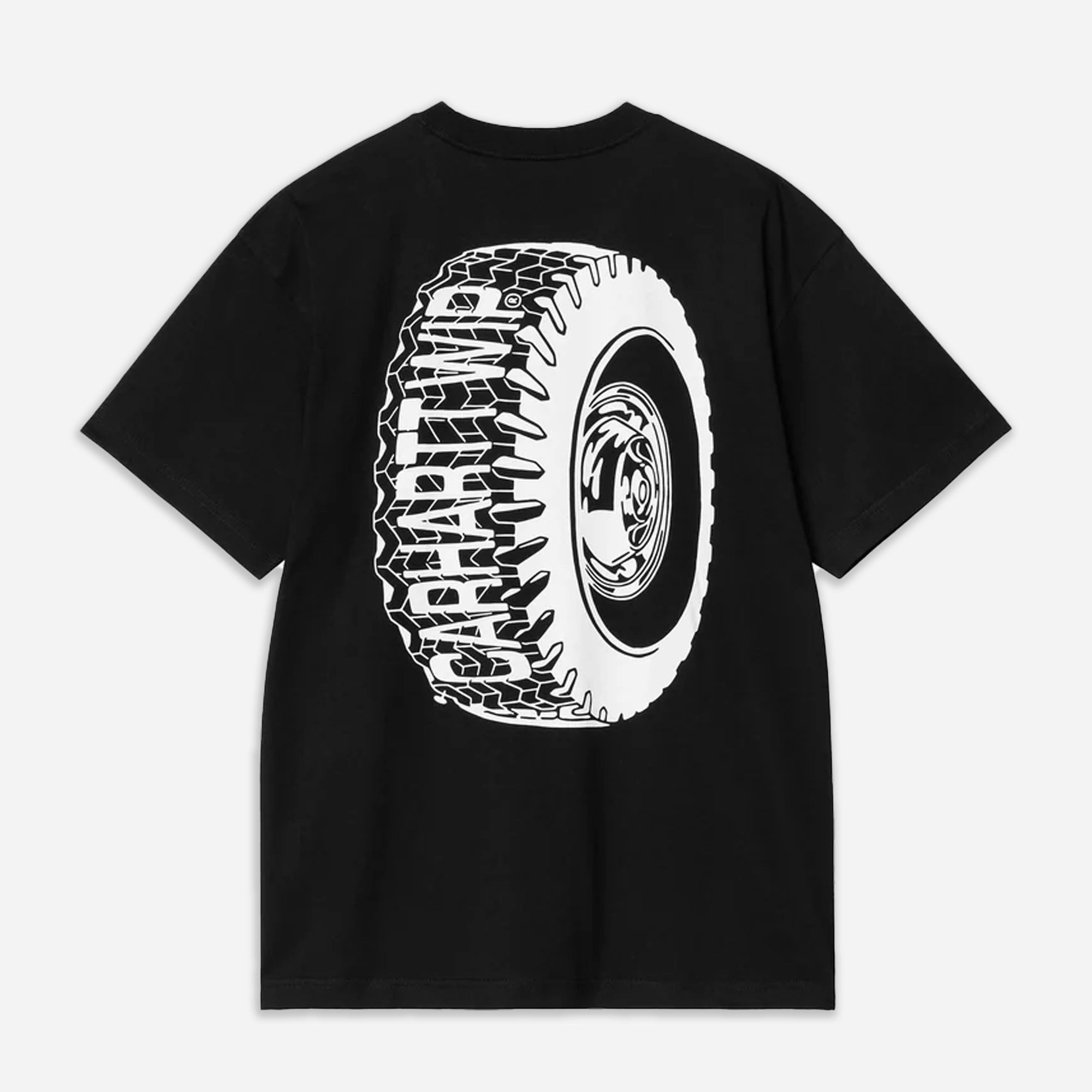 QuickPackable Design AntiOdor Fabric Carhartt | S/S TIRE T-SHIRT { BLACK