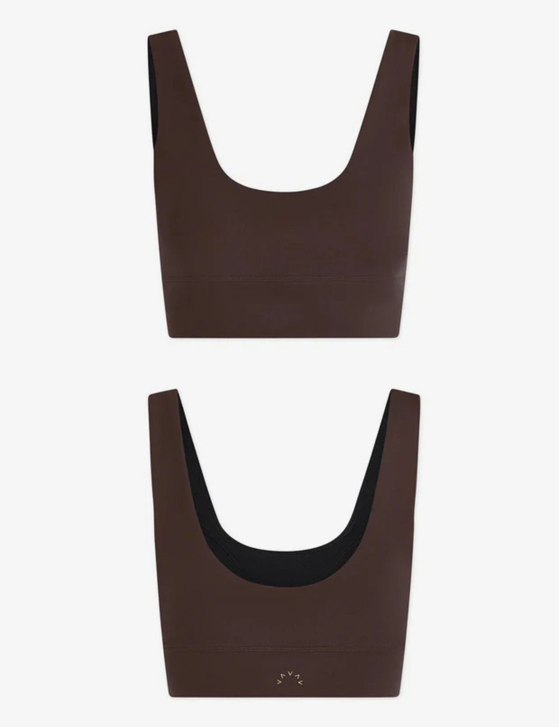 FreeSoft Cori Bra - Coffee Bean Elastic stitching Breathable Comfort