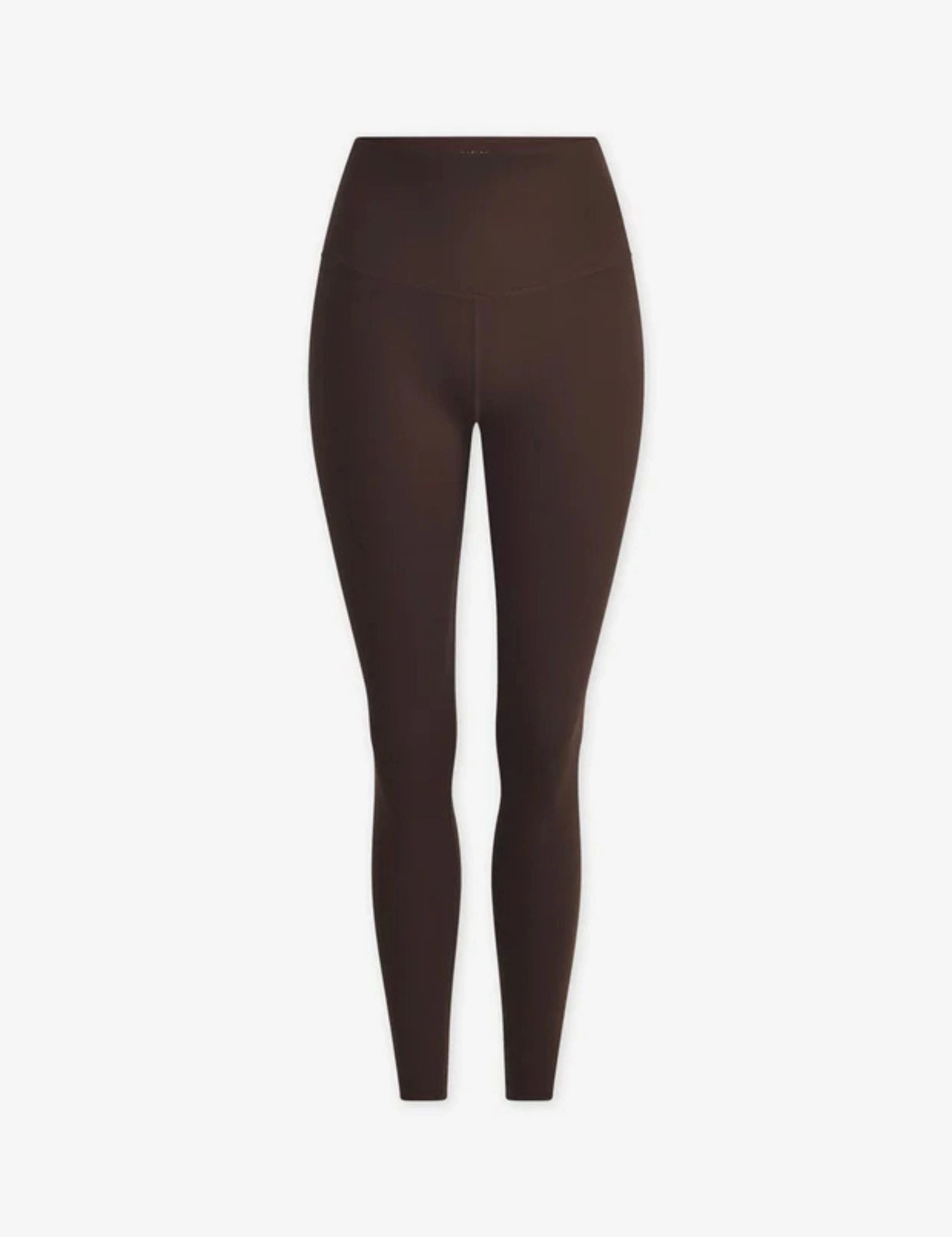 FreeSoft High Waisted Legging 25 - Coffee Bean Modern Basic