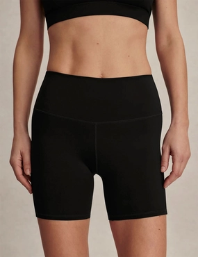 FreeSoft High Waisted Short 5" - Black Flexible Side Panels transportation industry