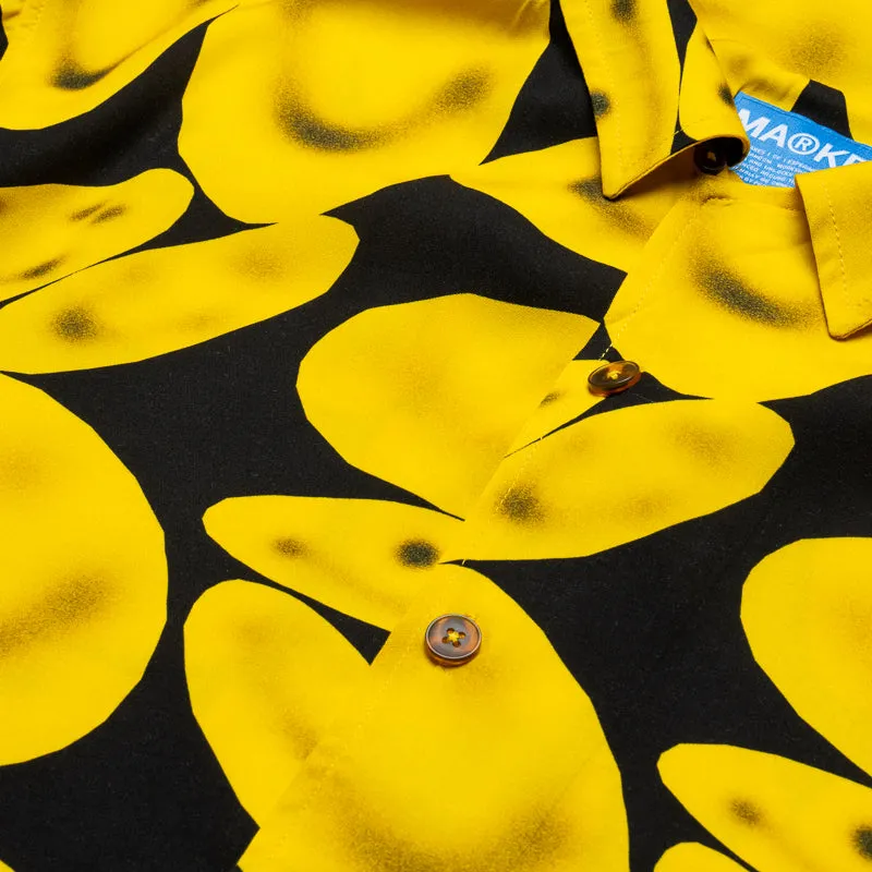 formal dinner Market Afterhours Button Up Shirt - Washed Black/Yellow