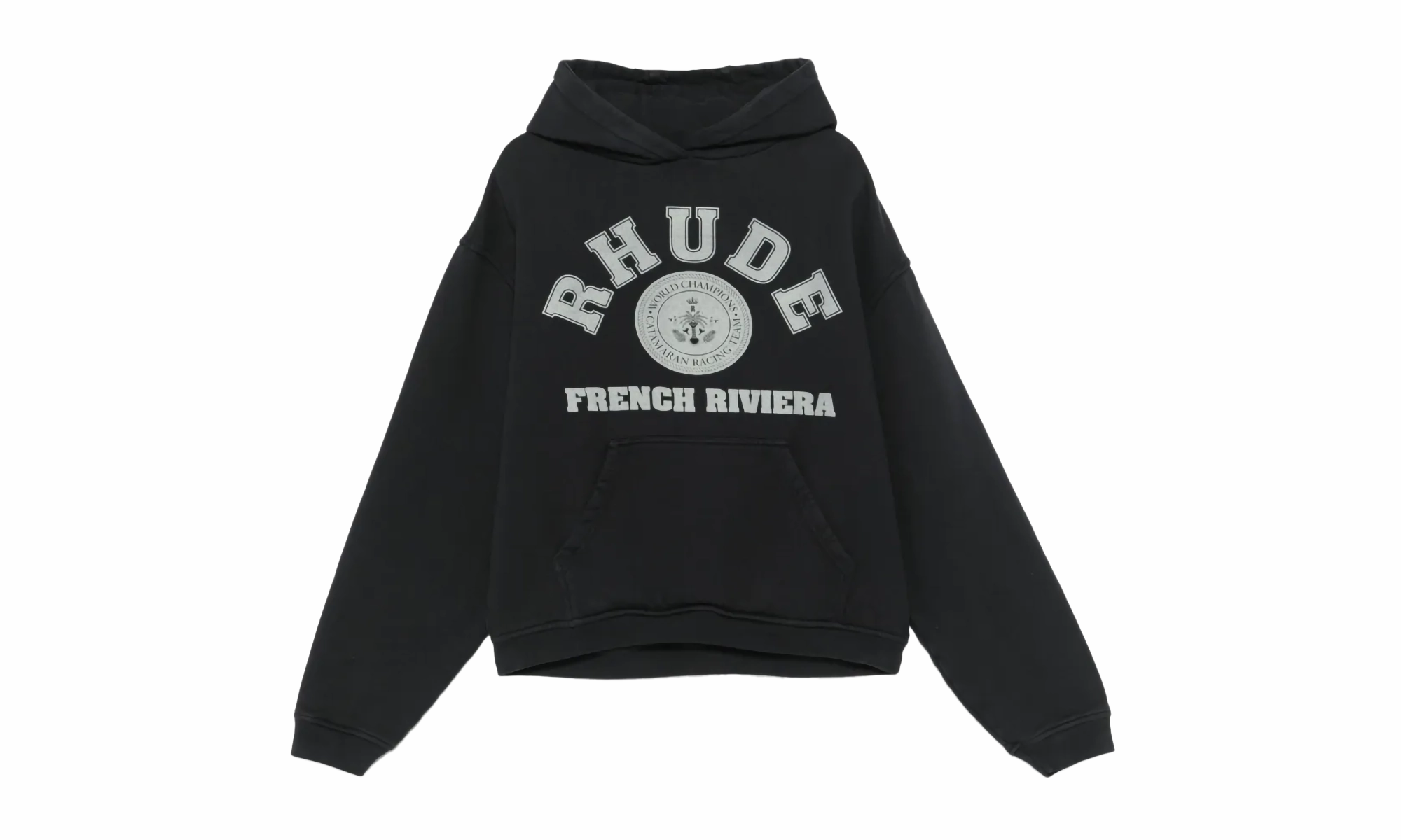 FRENCH RIVIERA HOODIE VINTAGE "Black"