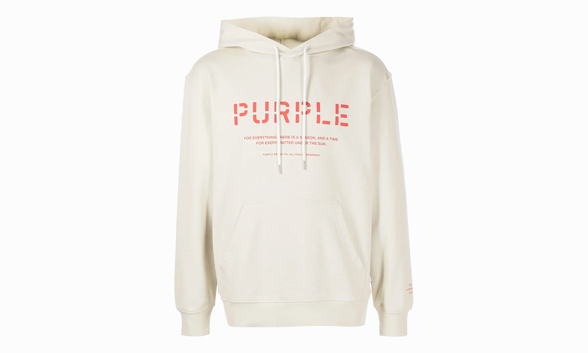 French Terry Stencil Logo Hoodie
