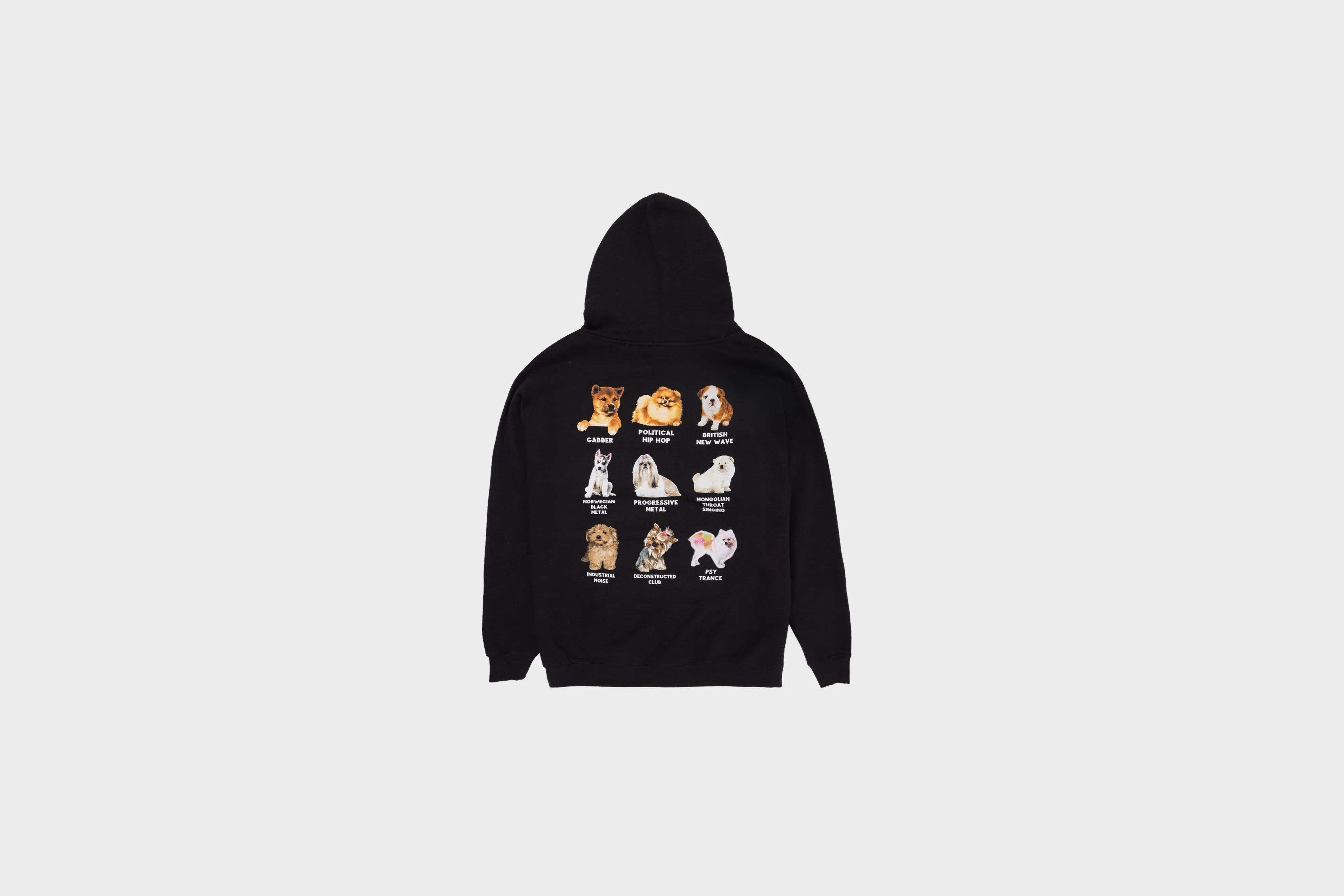 Pleasures Puppies Hoodie (Black) Regal Glow
