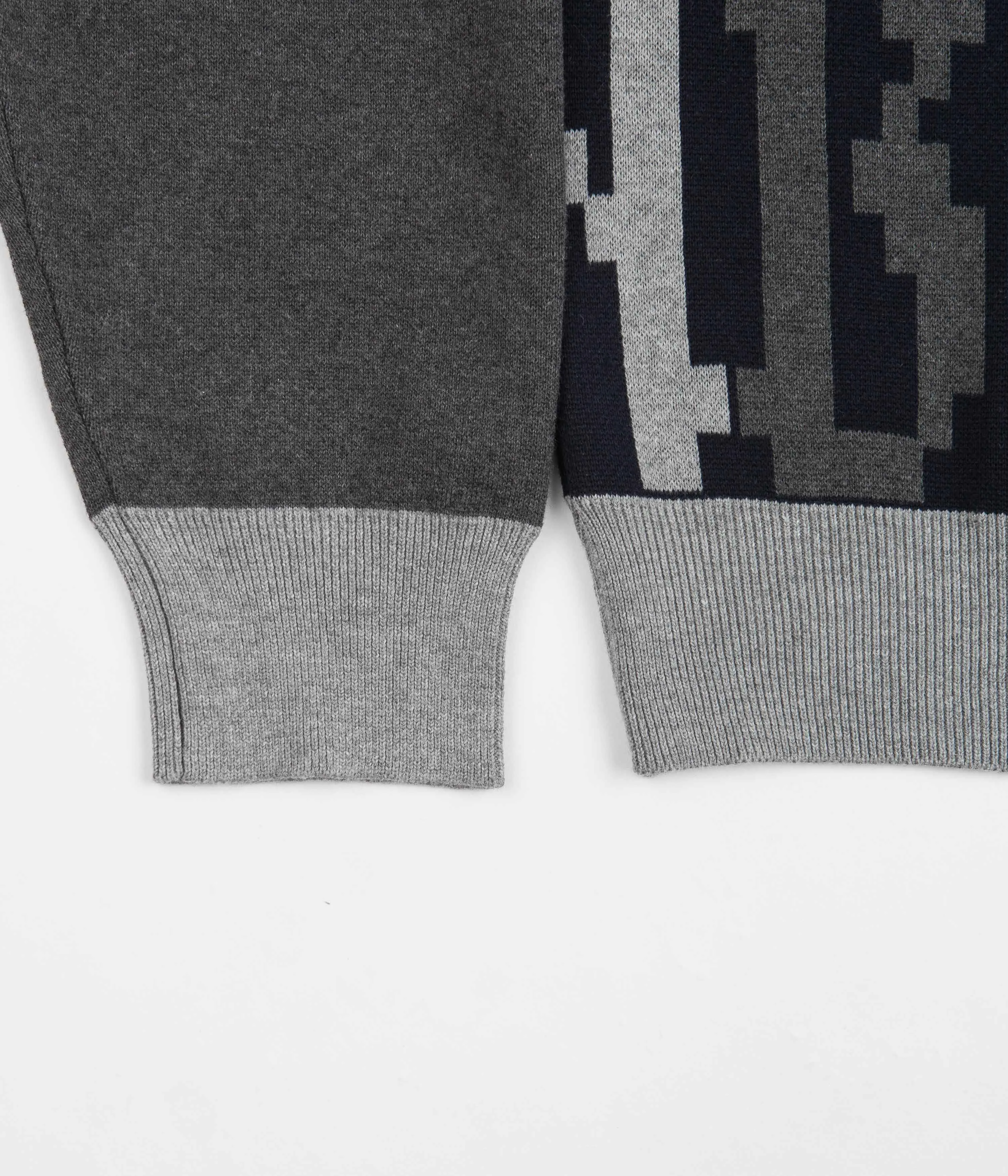 Bronze 56K Old E Crewneck Sweatshirt - Black / Grey Layer Chic