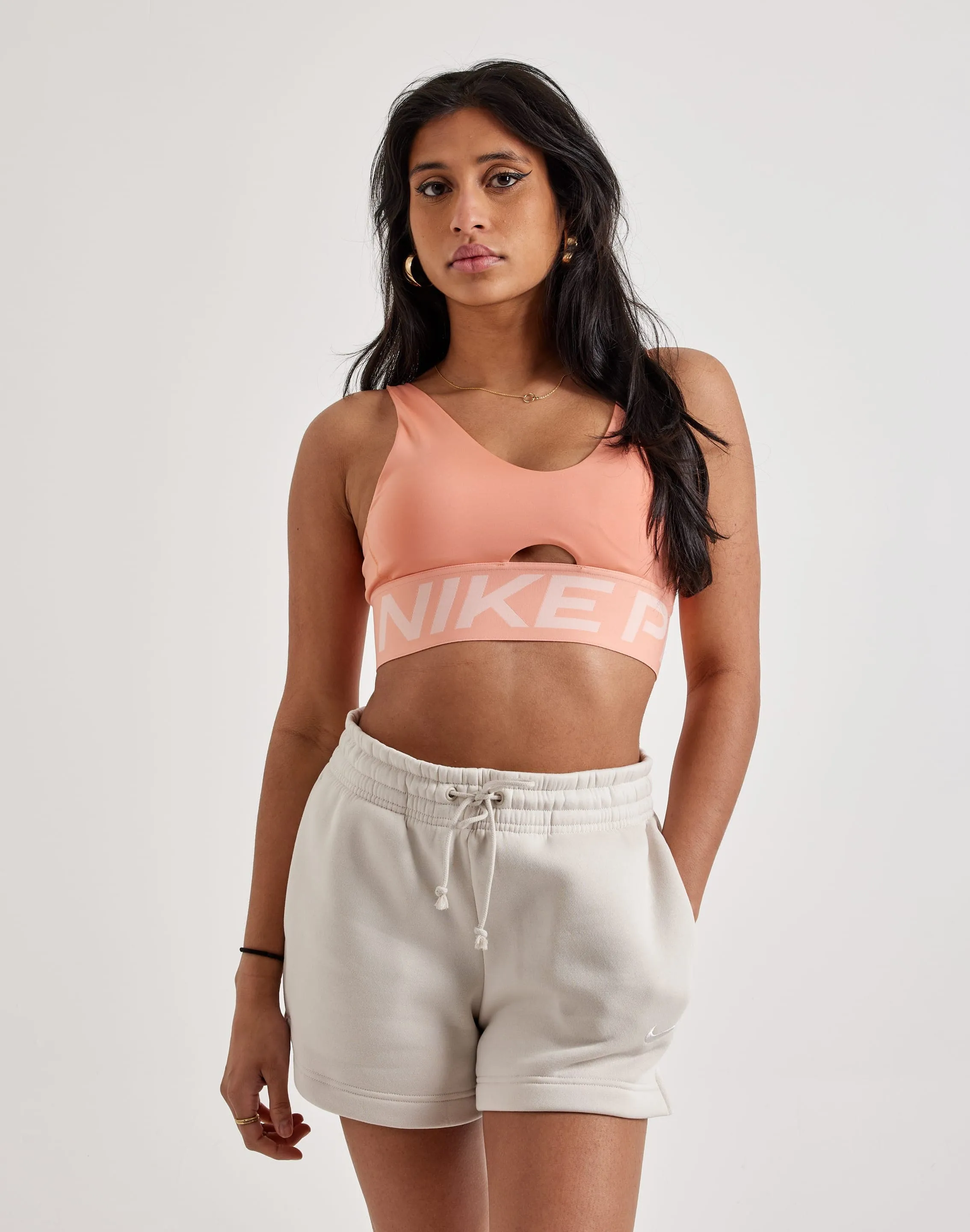 Nike Pro Indy Plunge Sports Bra Smile Ease
