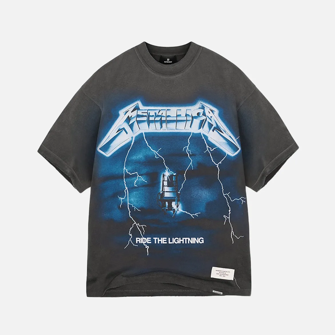 METALLICA RIDE THE LIGHTNING SS TEE - VINTAGE GREY Neo Mode FastDrying Inner Layer