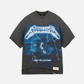 METALLICA RIDE THE LIGHTNING SS TEE - VINTAGE GREY Neo Mode FastDrying Inner Layer