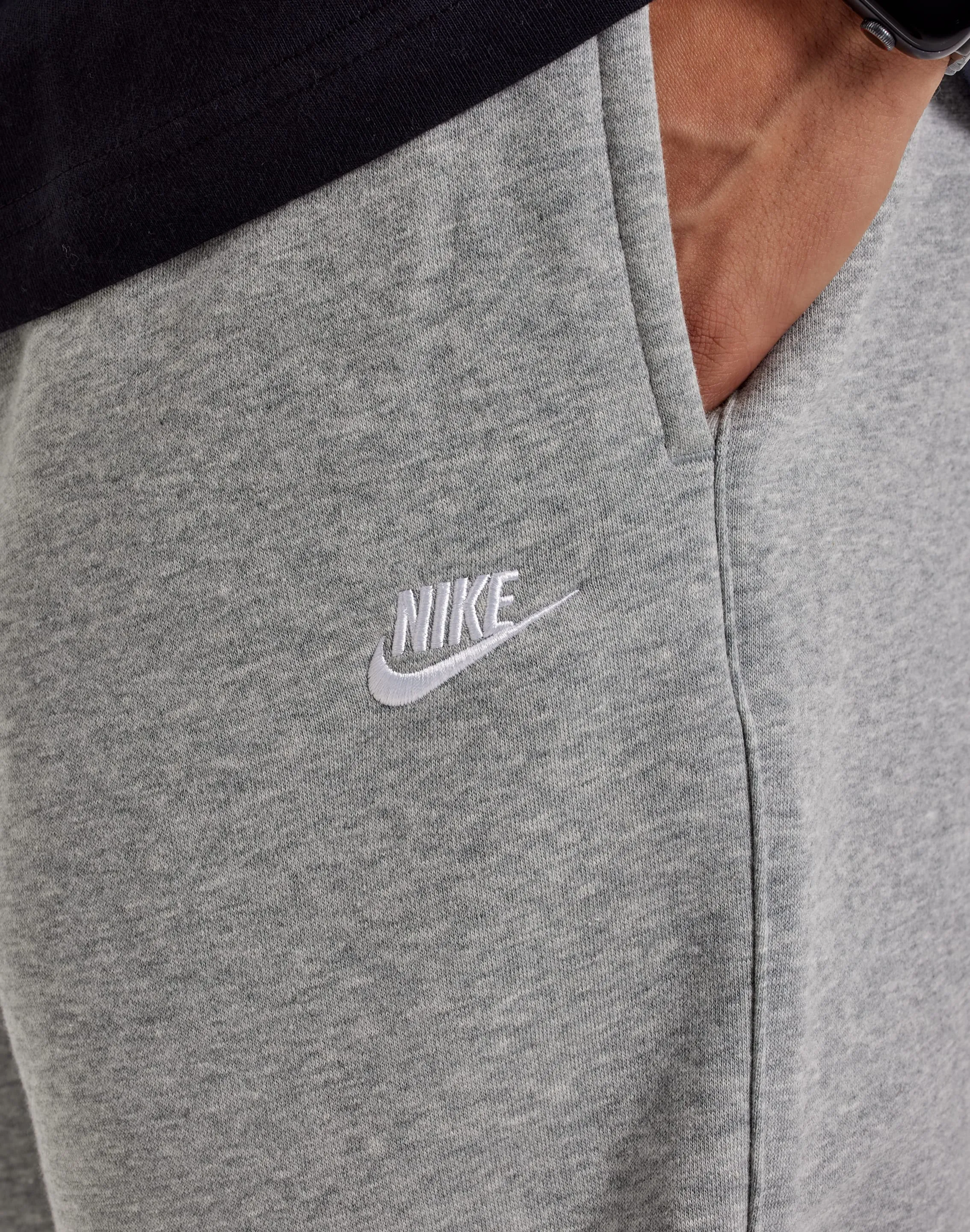 Nike Club Fleece Bungee Pants Smart Casual Firm Leather