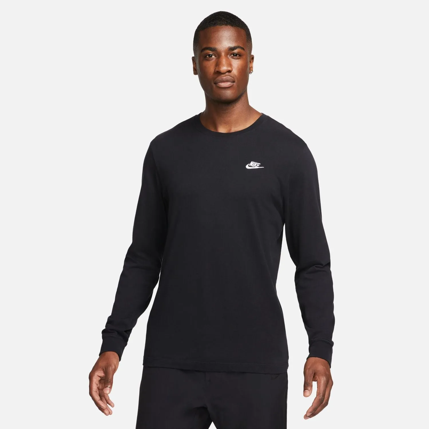Club Long Sleeve Tee - Mens Photo Glam Adjustable Hem