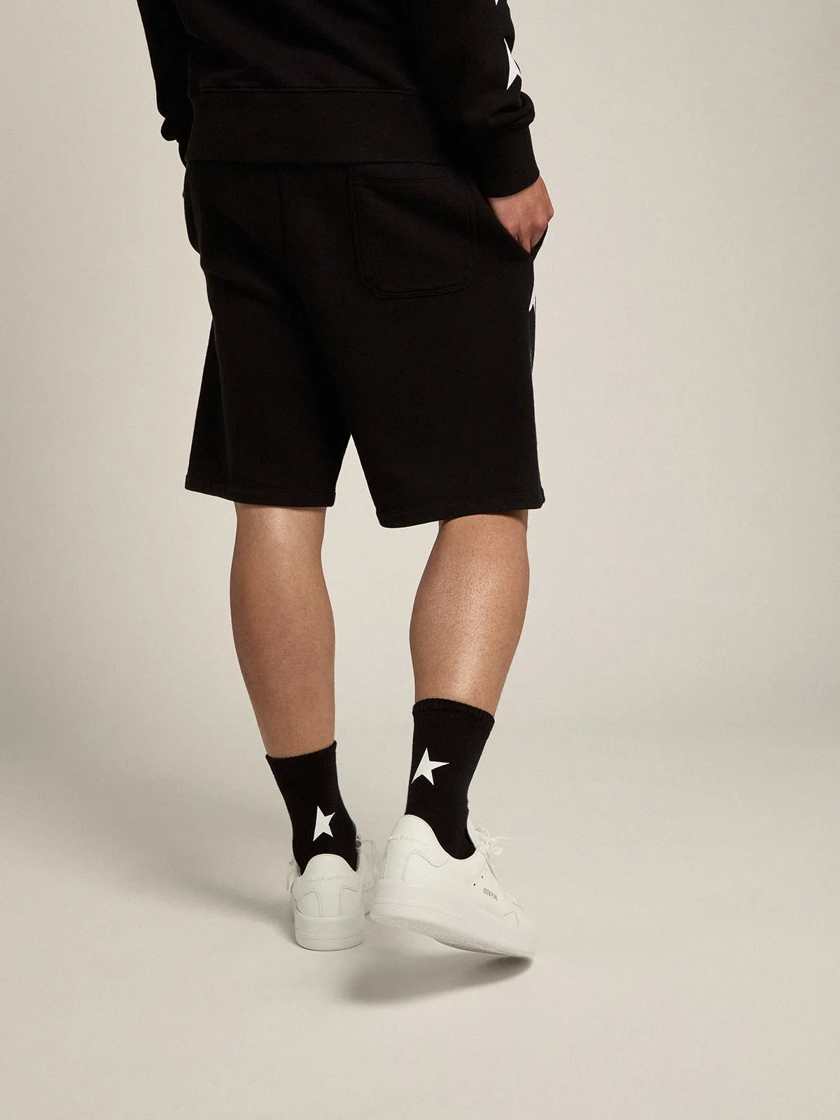 slim fit DIEGO STAR SHORTS - BLACK