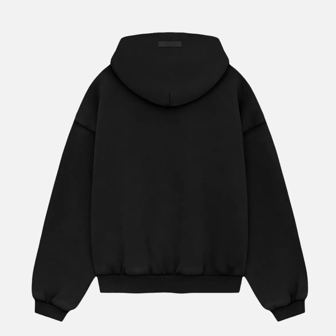 ESSENTIALS HEAVY FLEECE HOODIE - BLACK Quiet Luxury Easy Breath