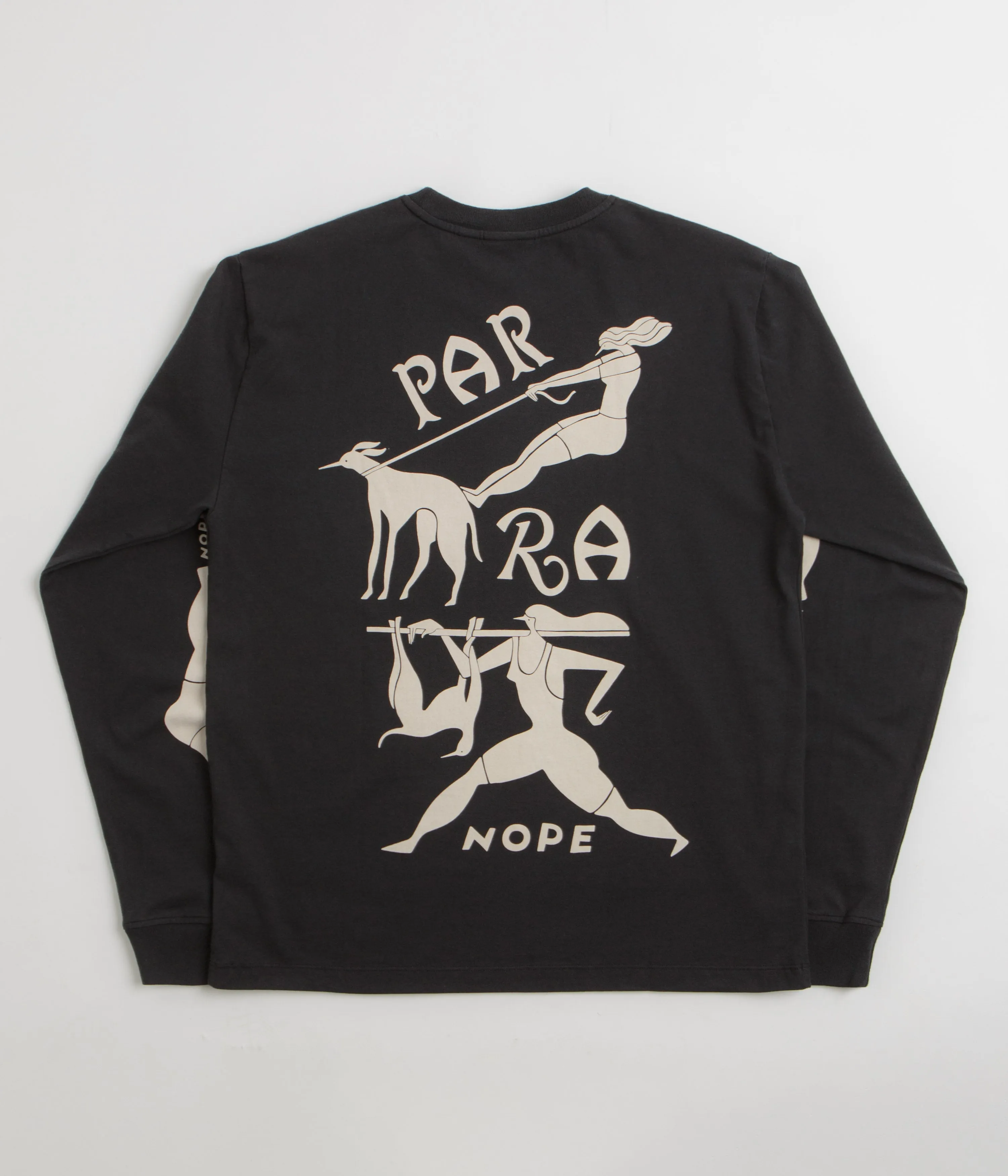 by Parra Dog Training Long Sleeve T-Shirt - Black Hats Trendy Colors