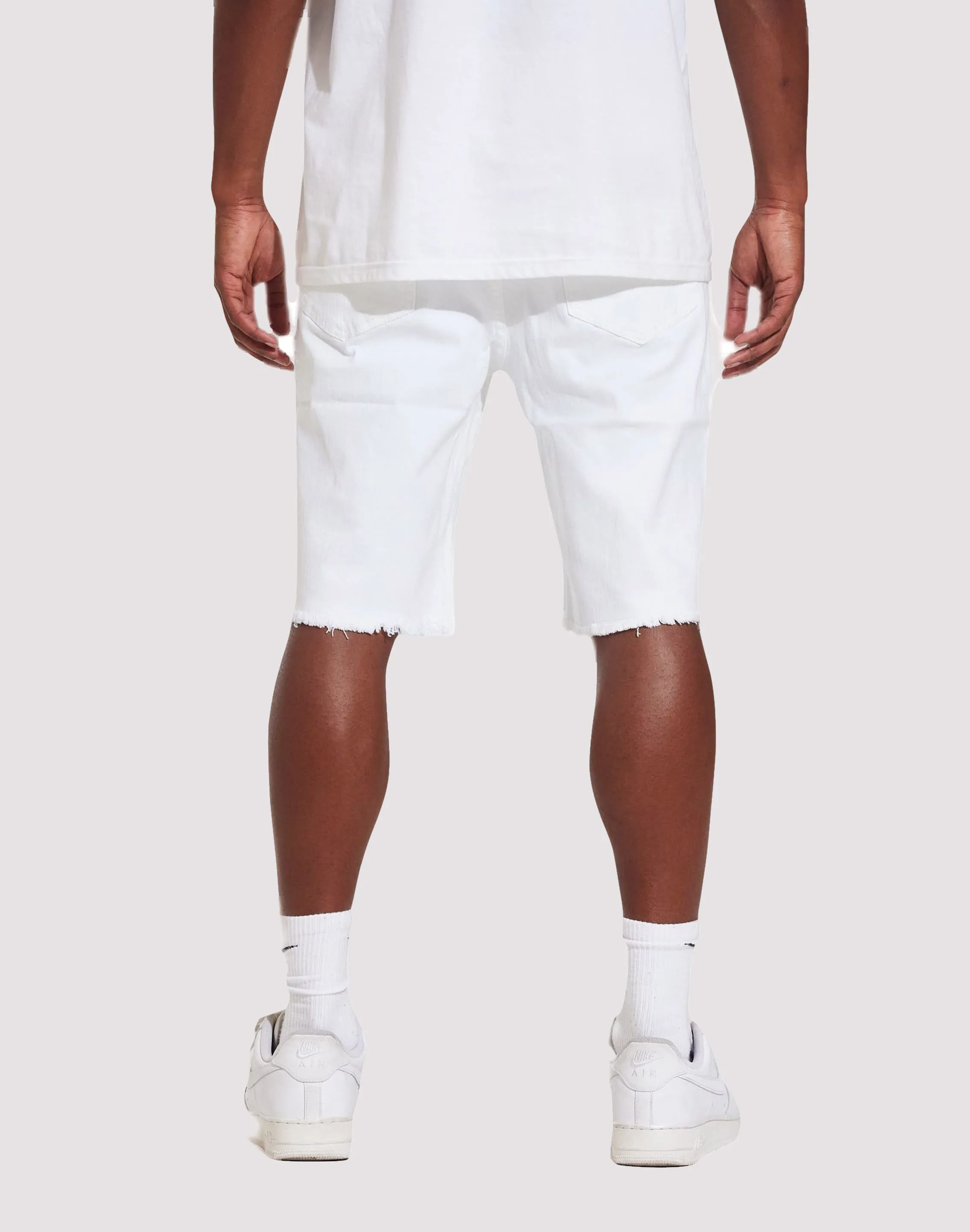 Crysp Denim Atlantic Shorts Korean Fresh Elastic cuffs